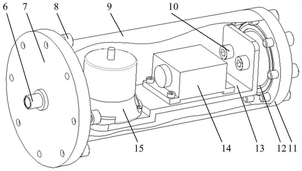 Deepwater pipeline tie-back pose measuring device