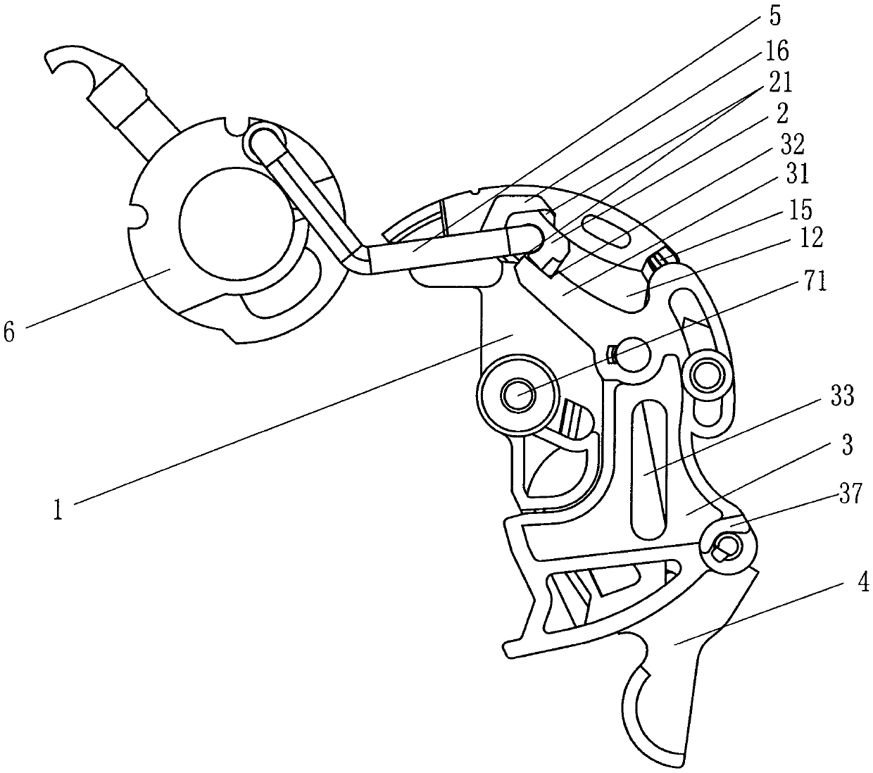 Operating mechanism of miniature circuit breaker