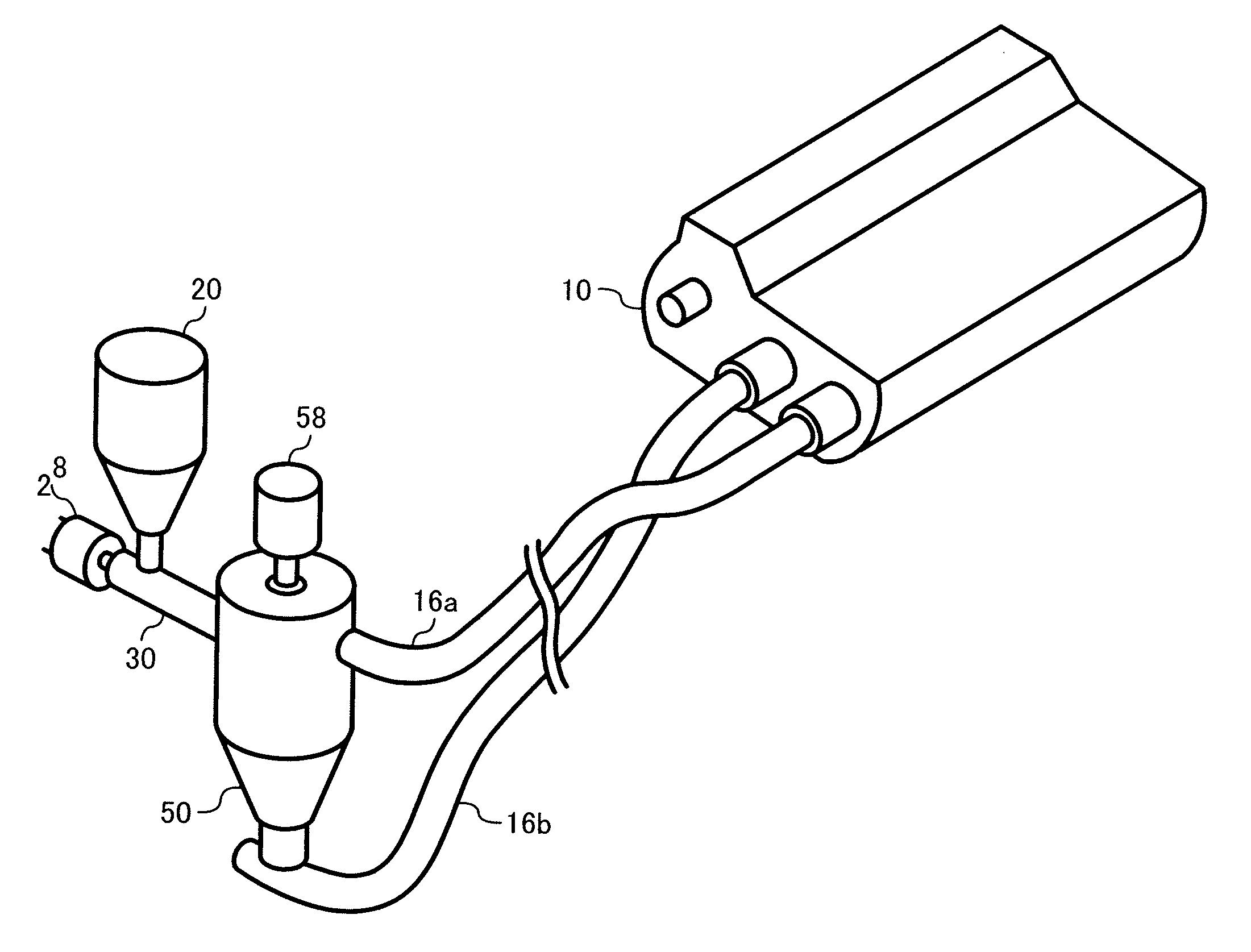 Developing device for developing latent images to toner images