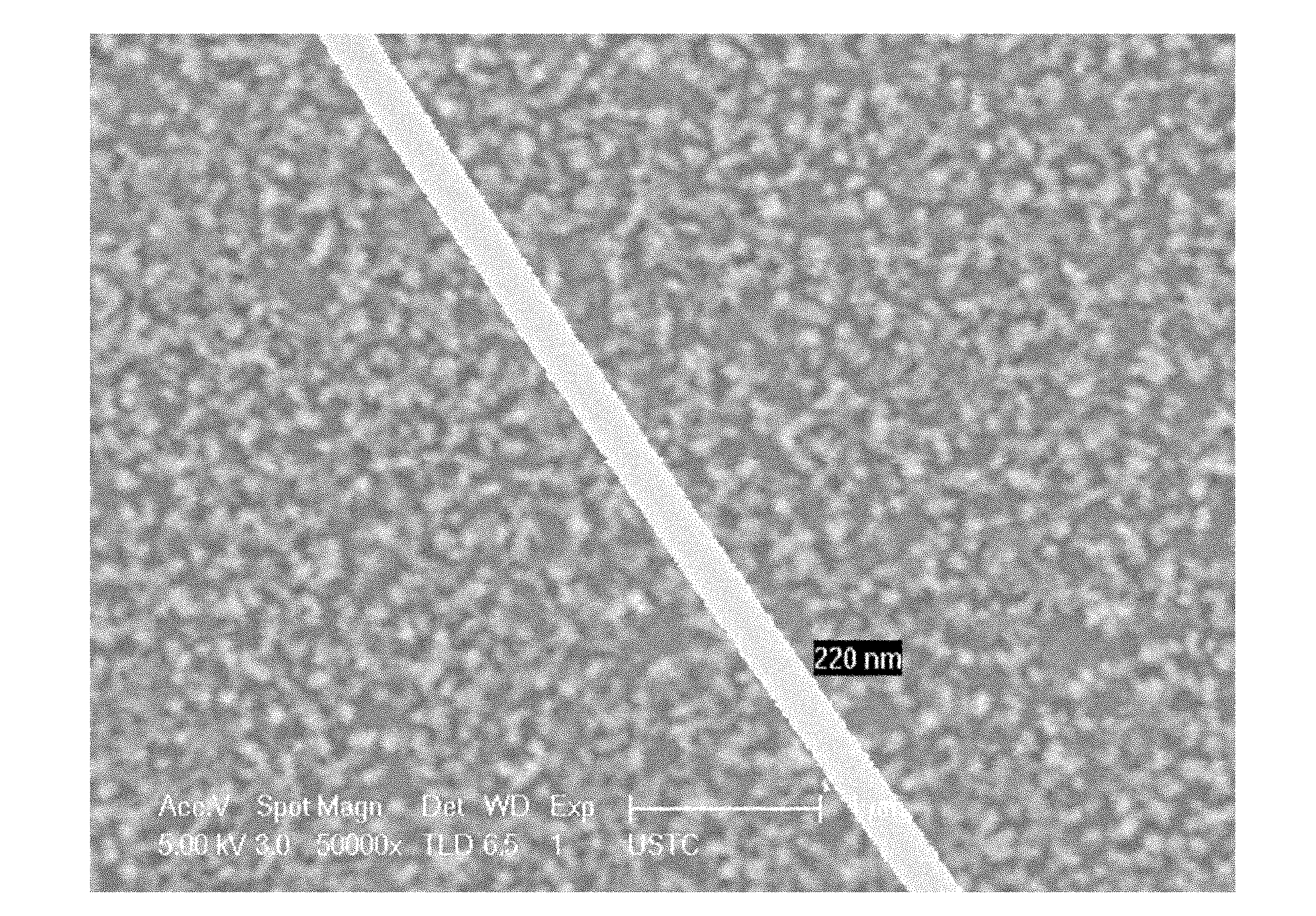 Preparation method of molybdenum disulfide nano-fibers