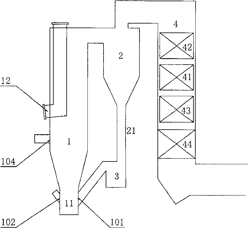 Biomass circulating fluid bed burning method and biomass circulating fluid bed boiler