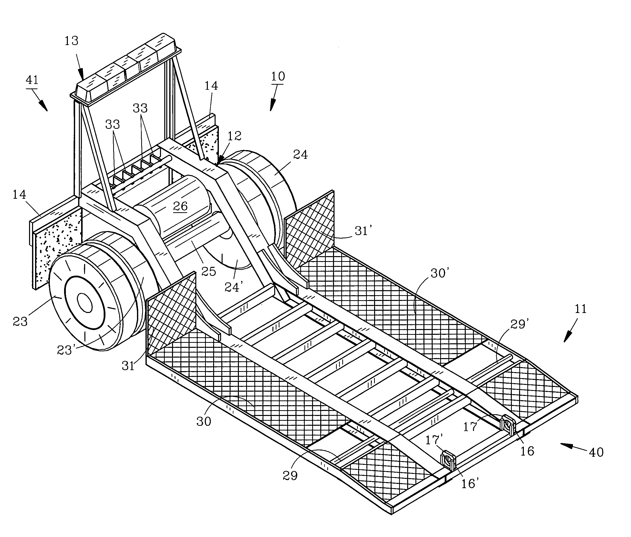 Vehicle dolly and method