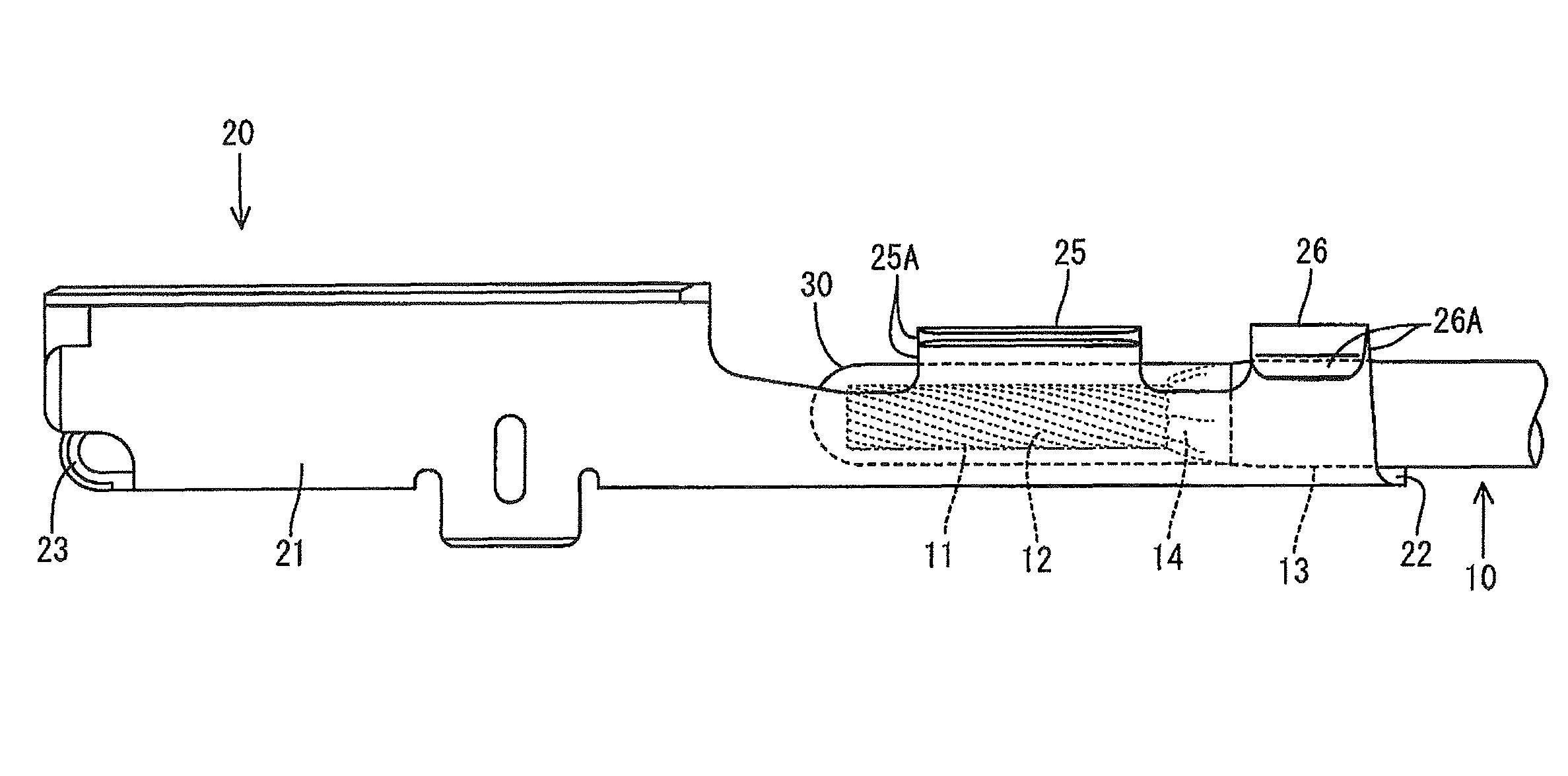 Electric wire equipped with terminal fitting and method of manufacturing the same