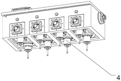 A vertical processing machine tool