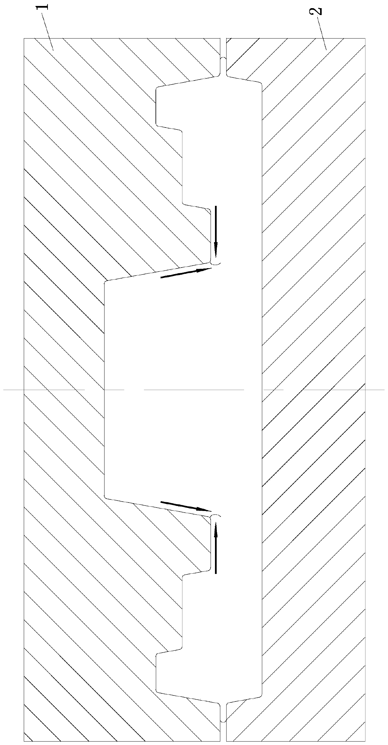 Isothermal die forging forming control method for radial rib shell forge piece