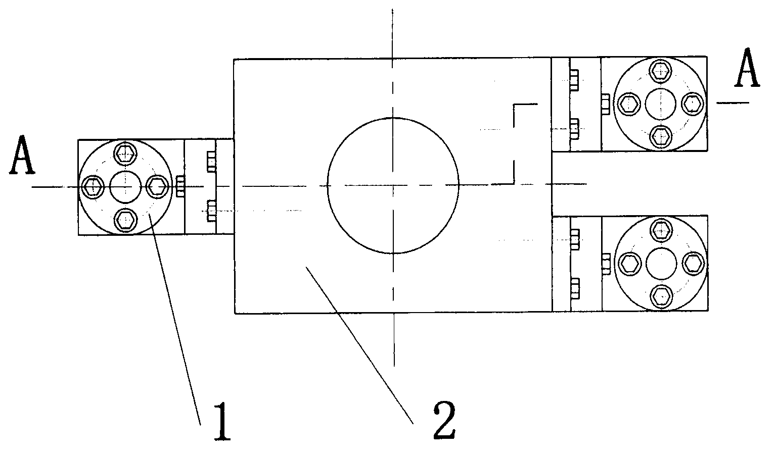 Pneumatic serial-connection flexible hinge multi-finger paw of compliant mechanism