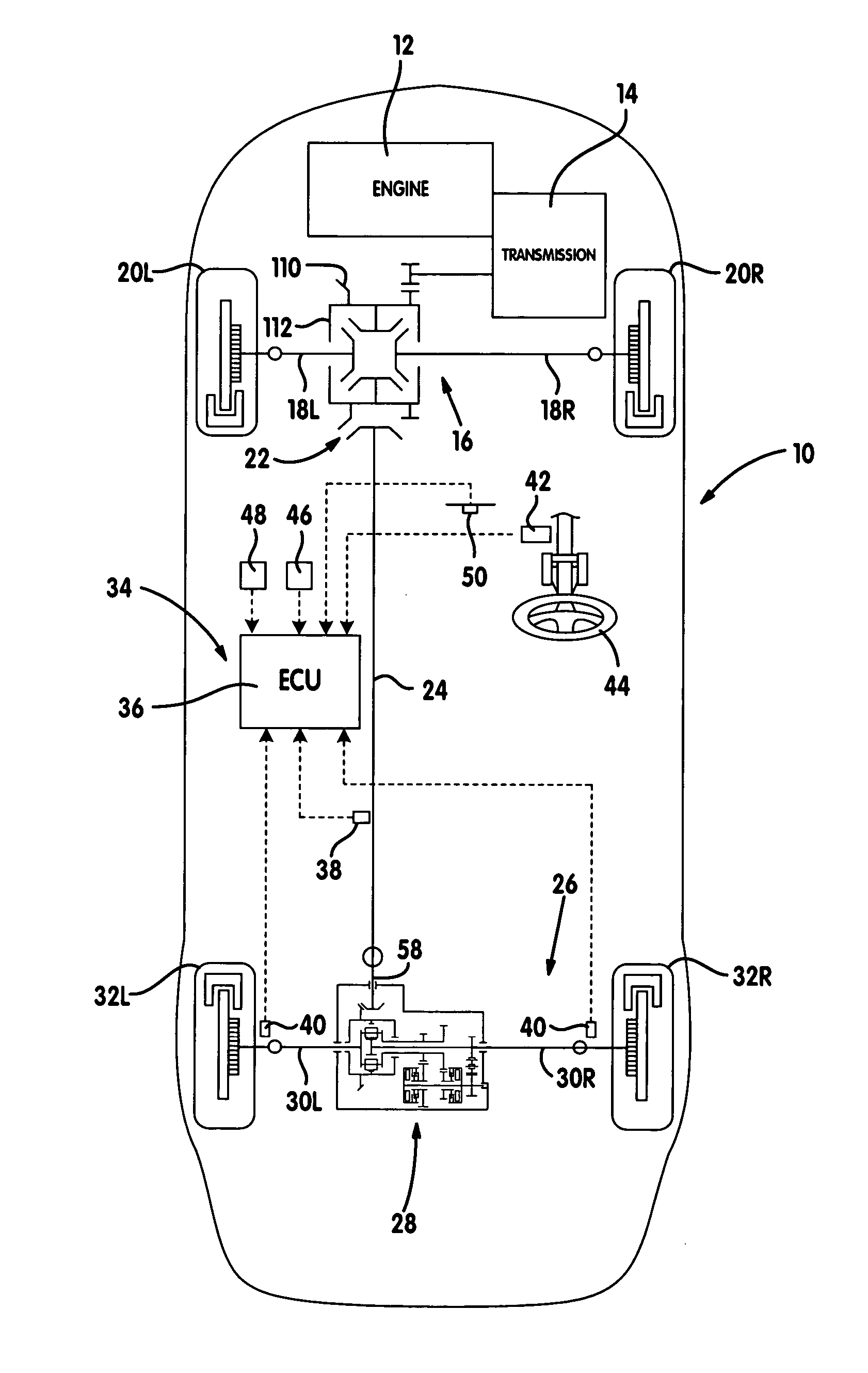 Torque vectoring drive axle assembly