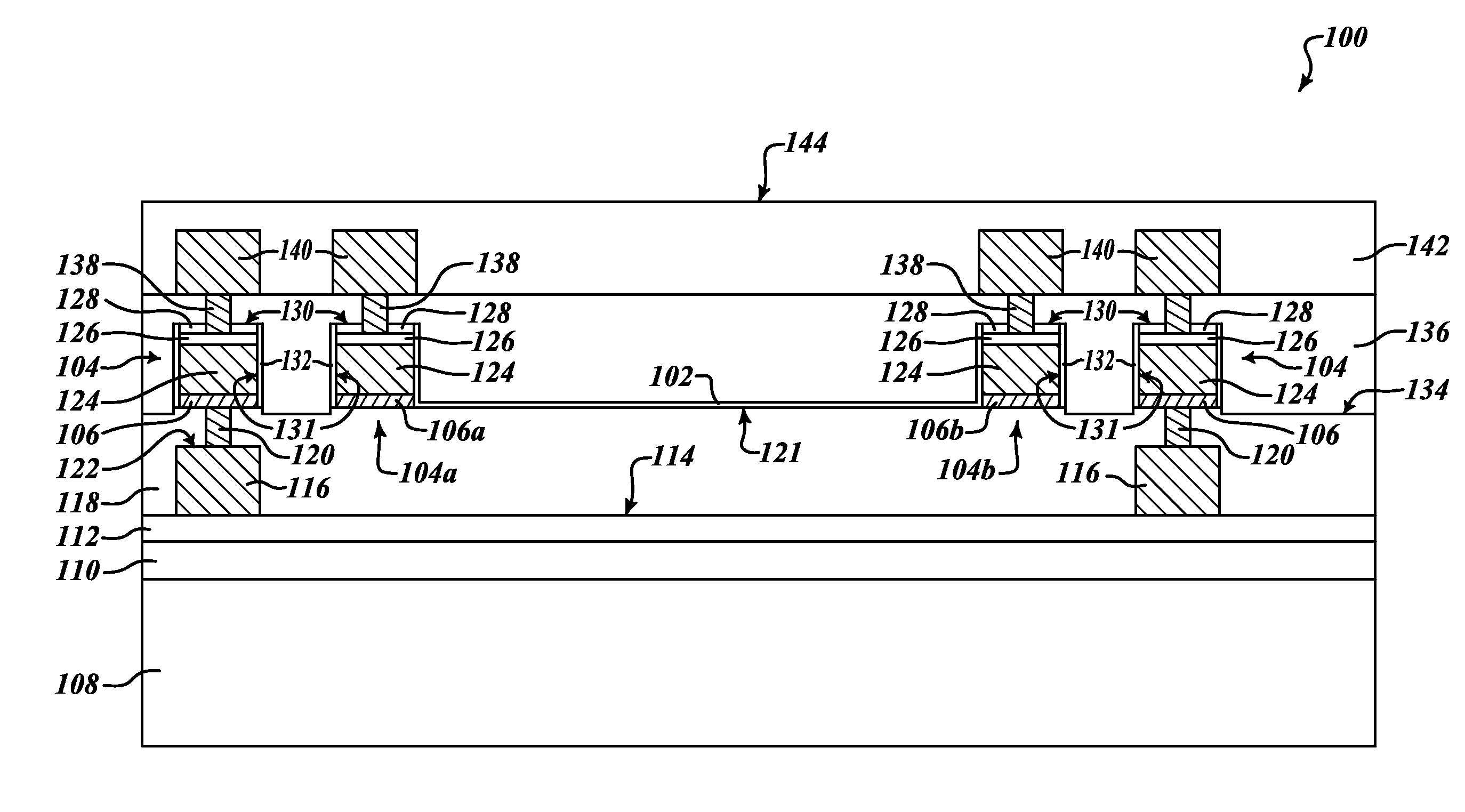 Via-less thin film resistor with a dielectric cap