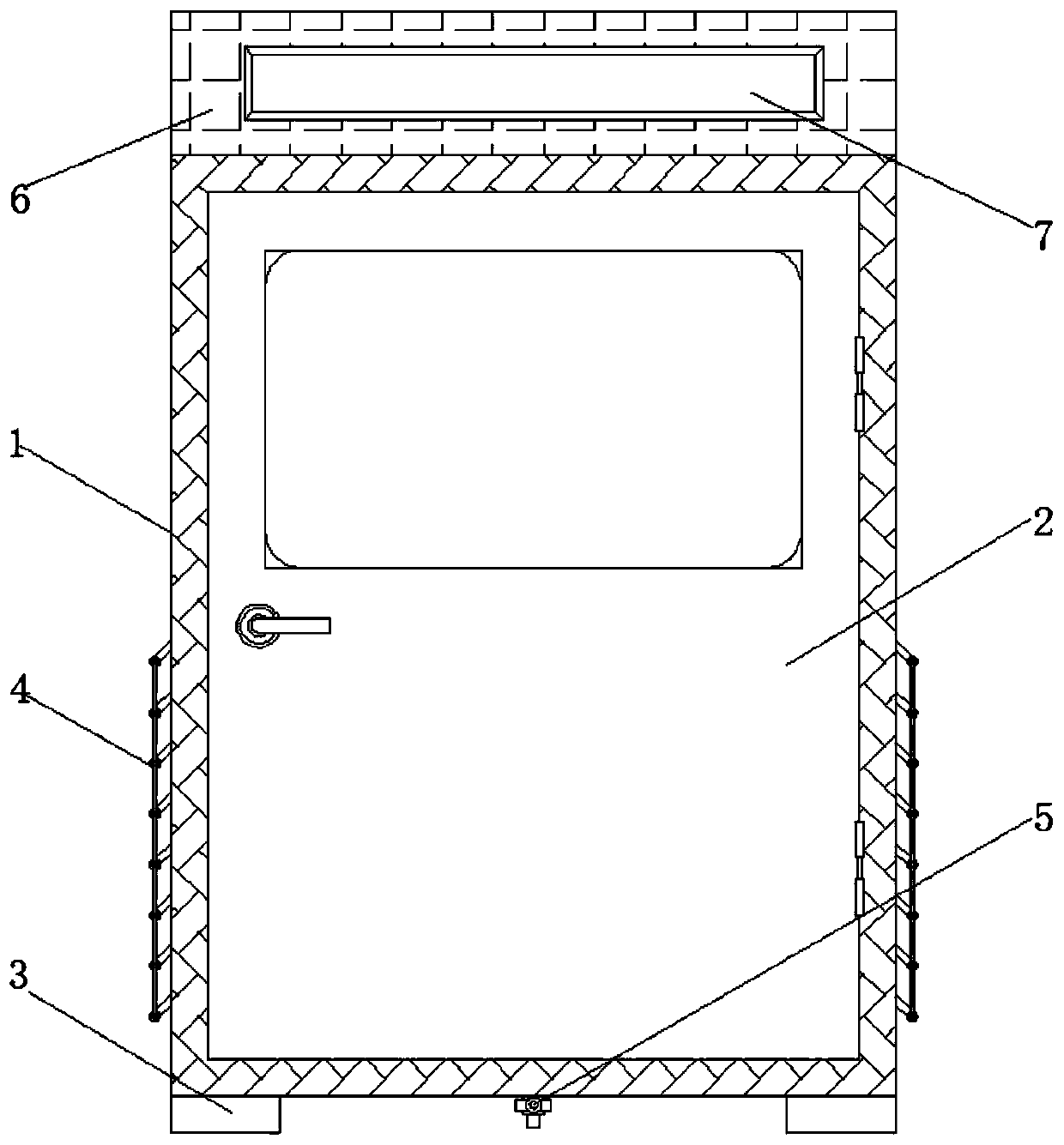 Remote alarm power distribution cabinet