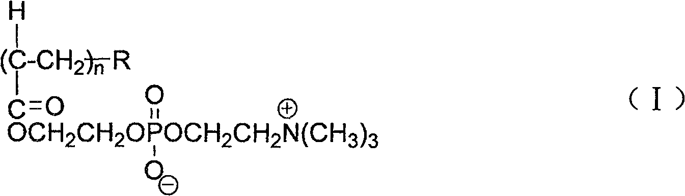 Acid choline biomimetic polymers coated carbon-nano tube and preparation method thereof