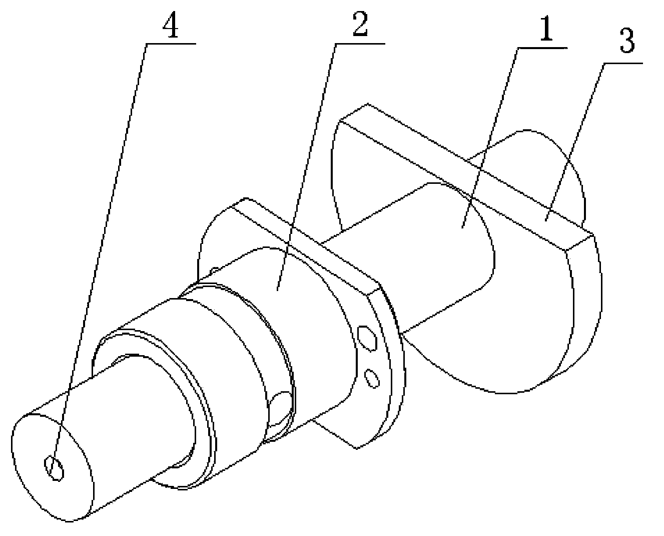 Grinding clamp for eccentric bushing of numerical control curve-tooth bevel gear milling machine