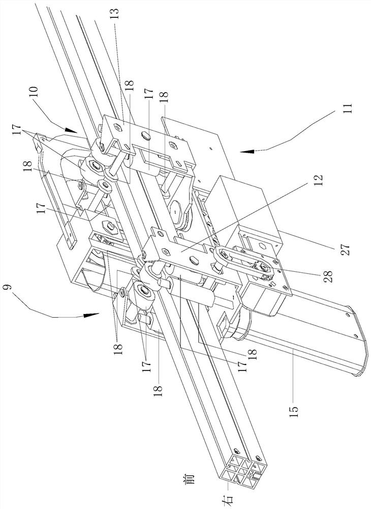 Suspension rail type server robot capable of ascending and descending to bypass beams and door frames