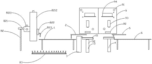 Full-automatic LCD glass surface mounting machine