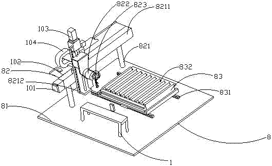 Full-automatic LCD glass surface mounting machine