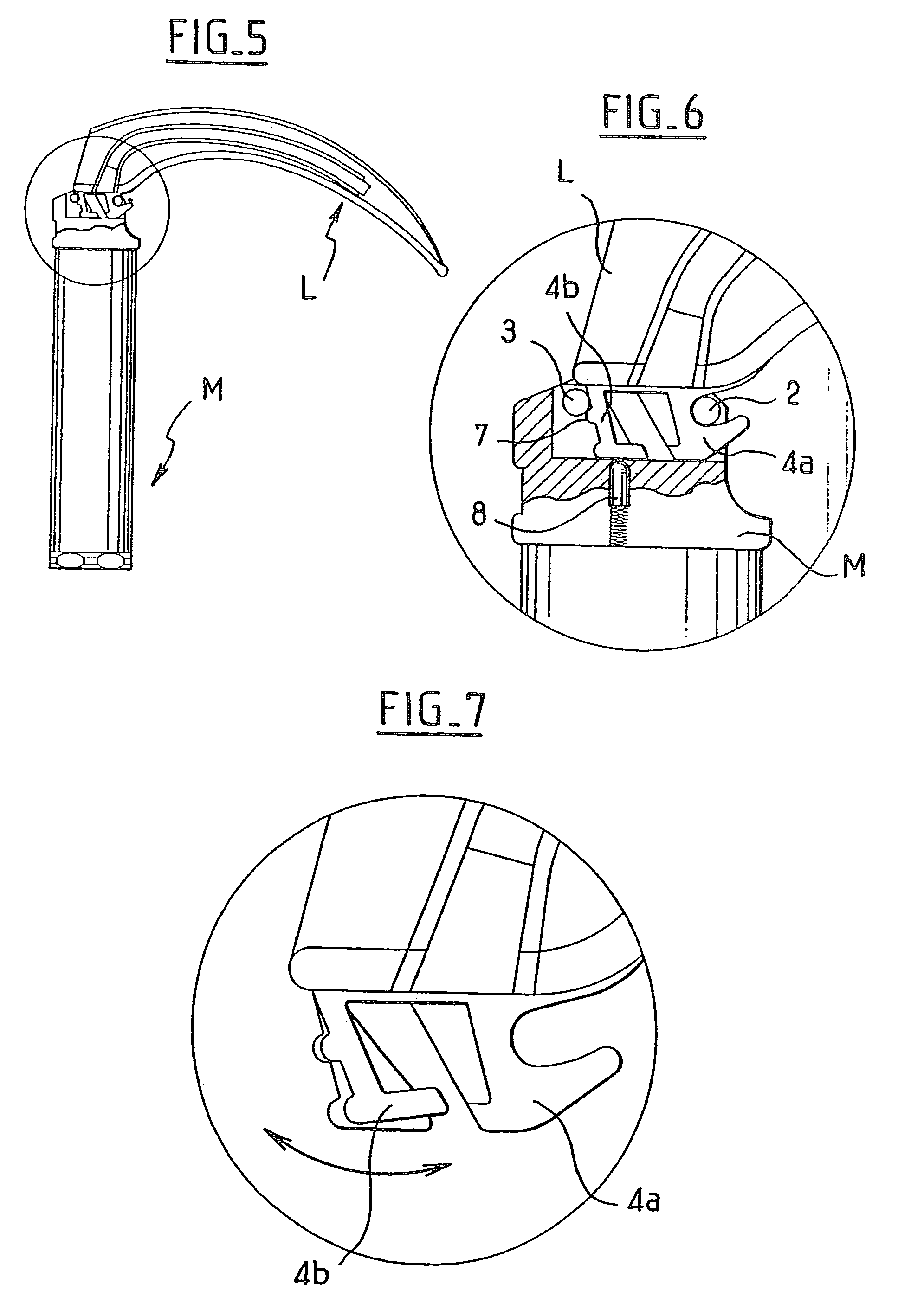 Laryngoscope blade and handle