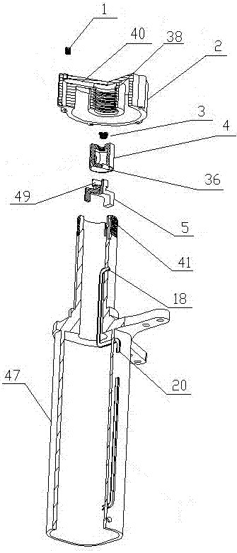 A self-cooling disc brake device