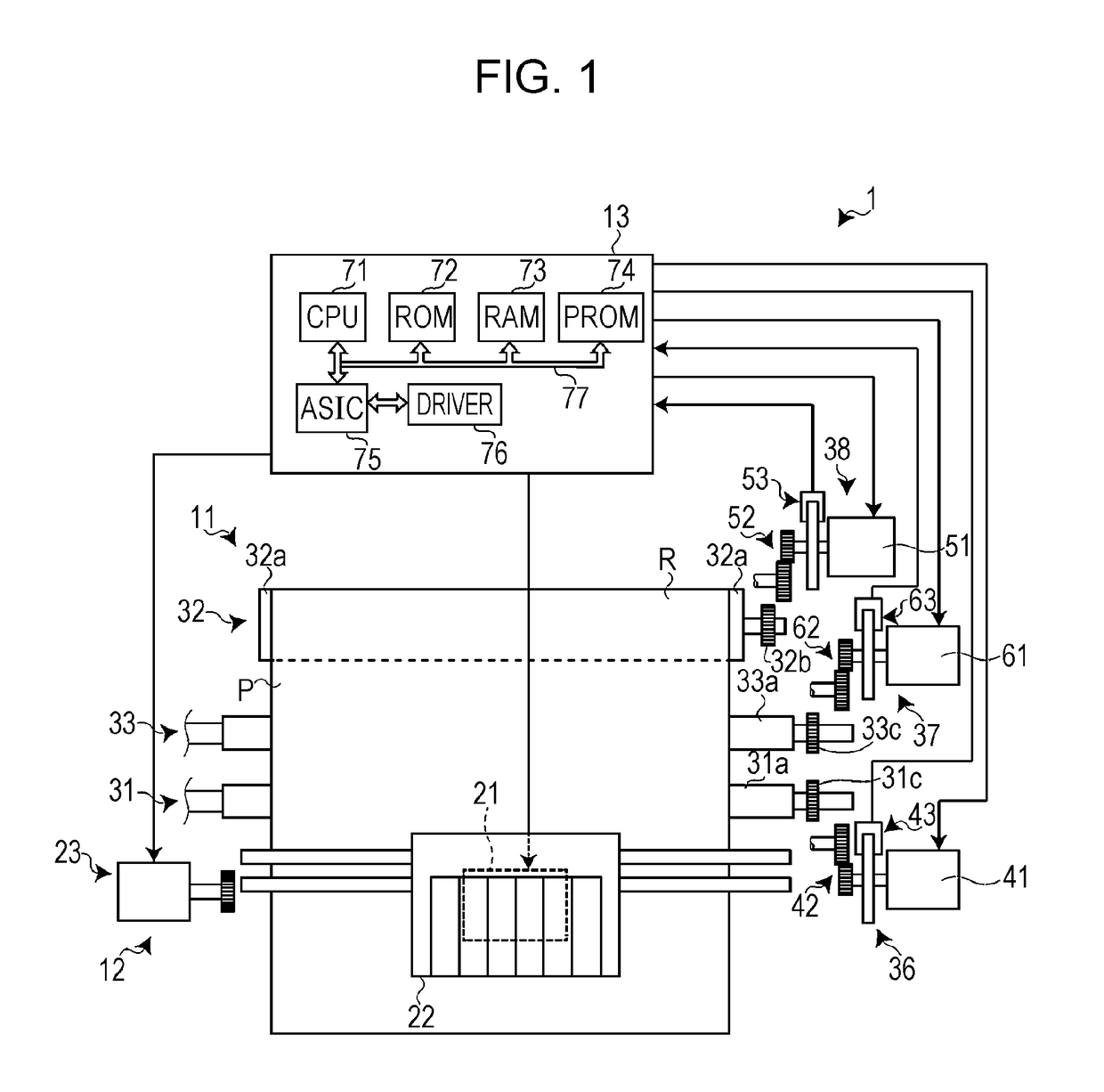 Medium feeding apparatus and control method of medium feeding apparatus