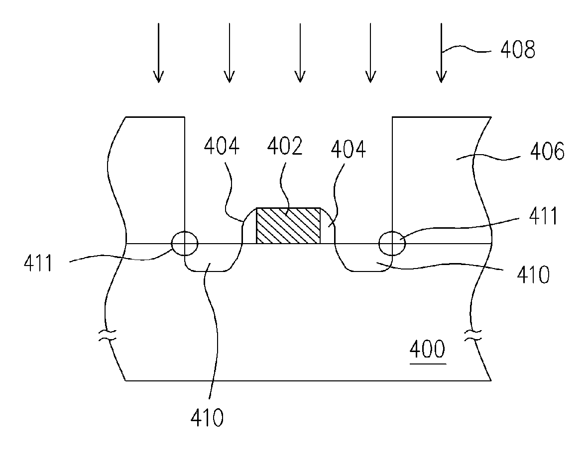 Method for reducing positive charges accumulated on chips during ion implantation