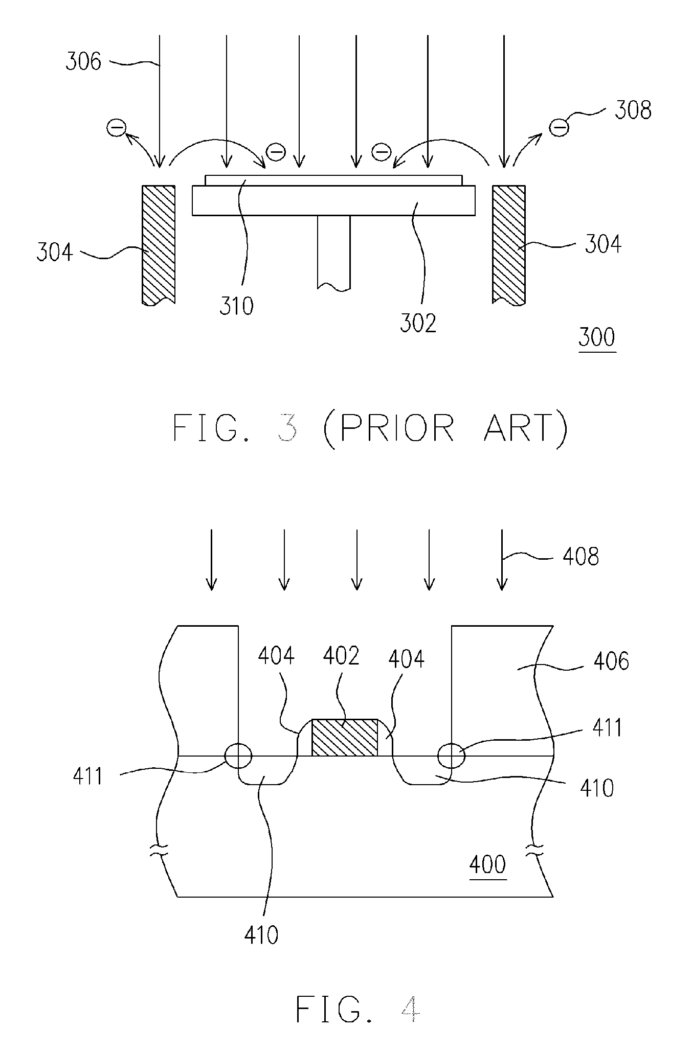 Method for reducing positive charges accumulated on chips during ion implantation