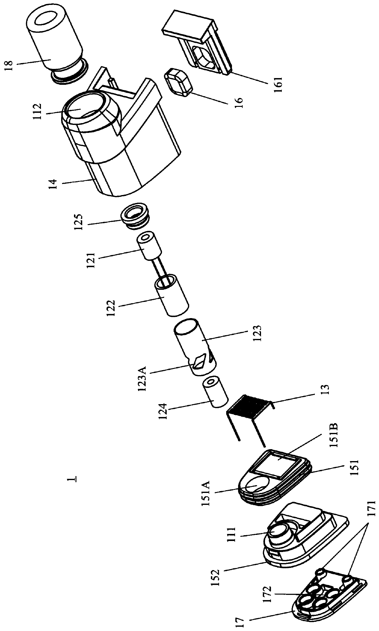 Electronic cigarette and atomizing device thereof