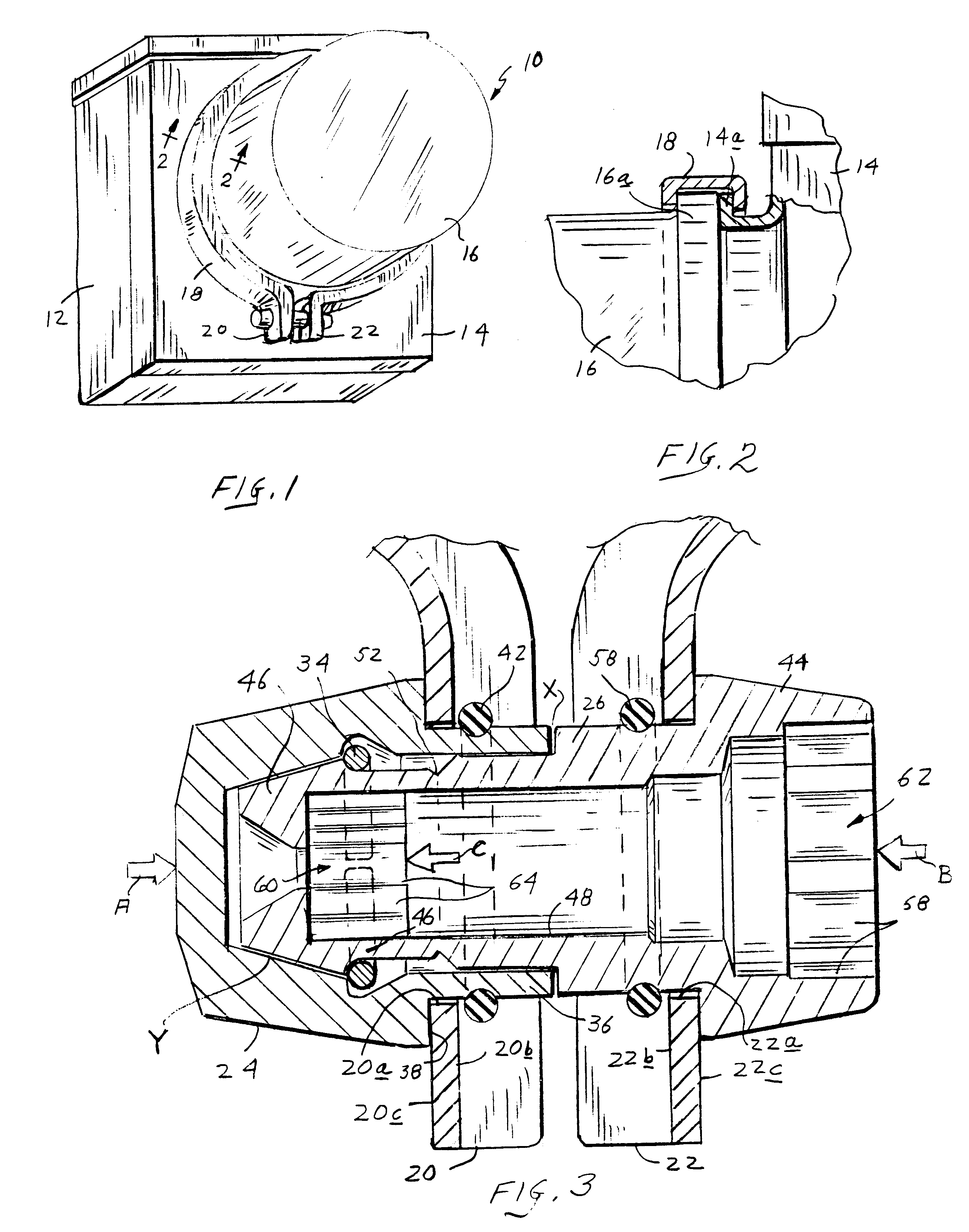 Destructible locking device