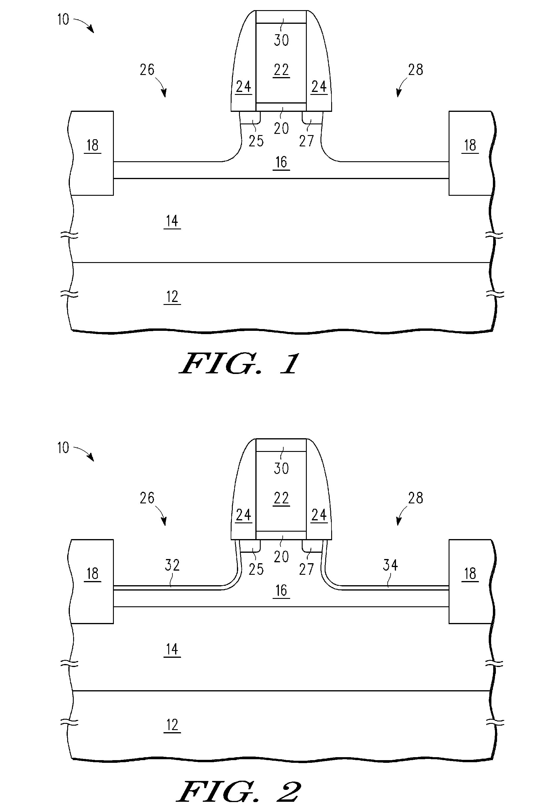 Multi-layer source/drain stressor