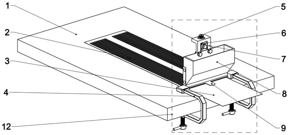 Process method for accurately controlling gluing amount of U-shaped groove lining of stator wire bar