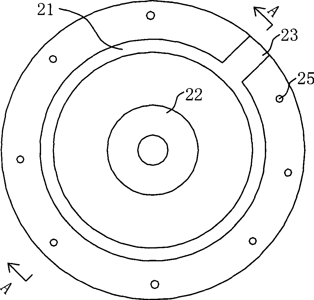 Revolving gear for spin-testing table for automobile gear box