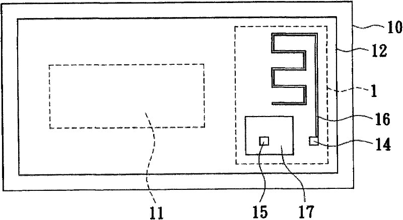 Package structure with antenna and manufacturing method thereof