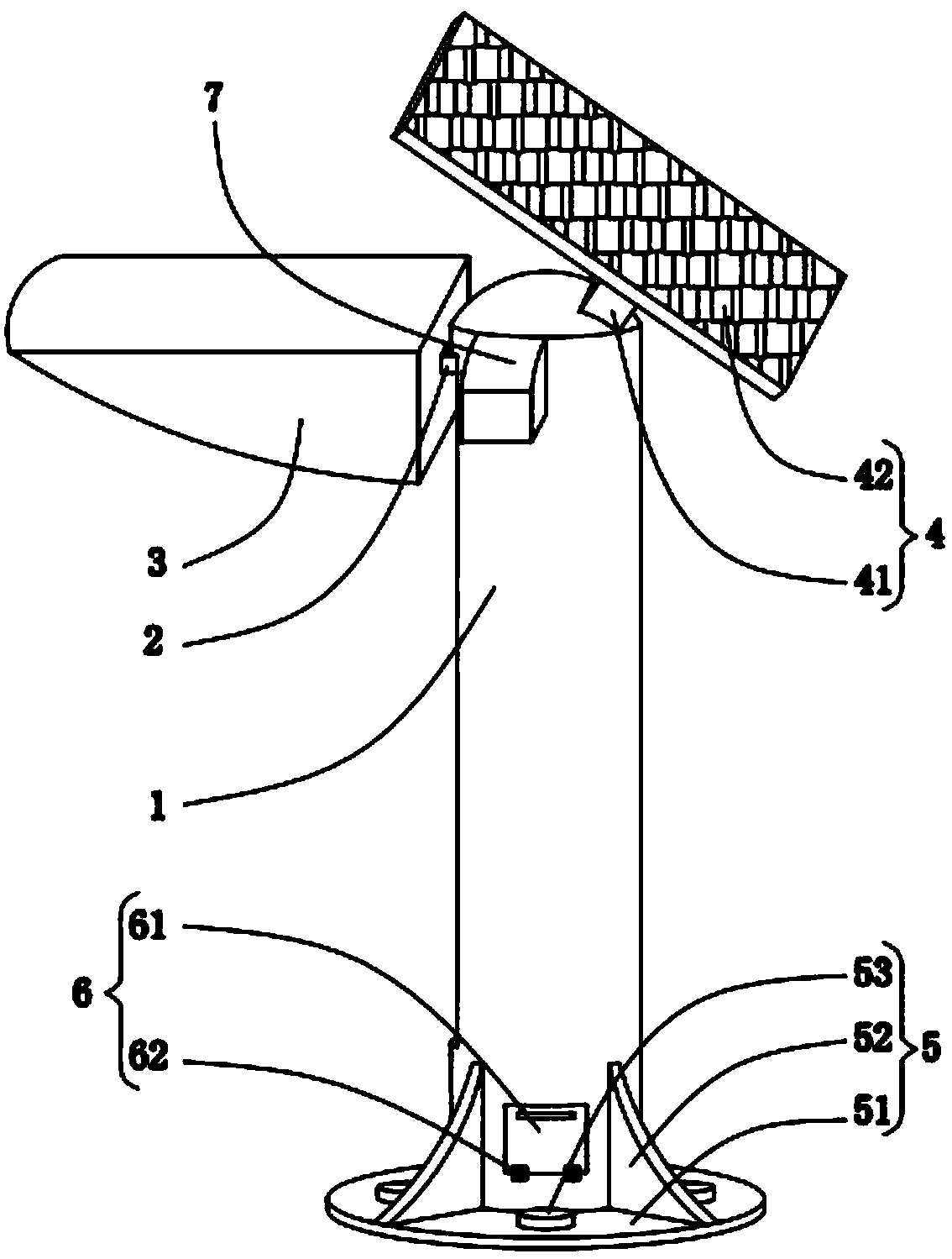 LED streetlamp for municipal construction