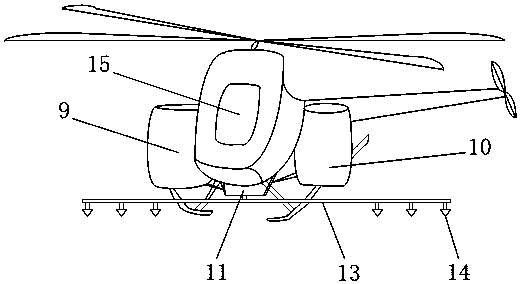 Manned plant protection aircraft realizing variable pesticide application concentration in working process