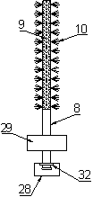 Test tube cleaning device for urology department