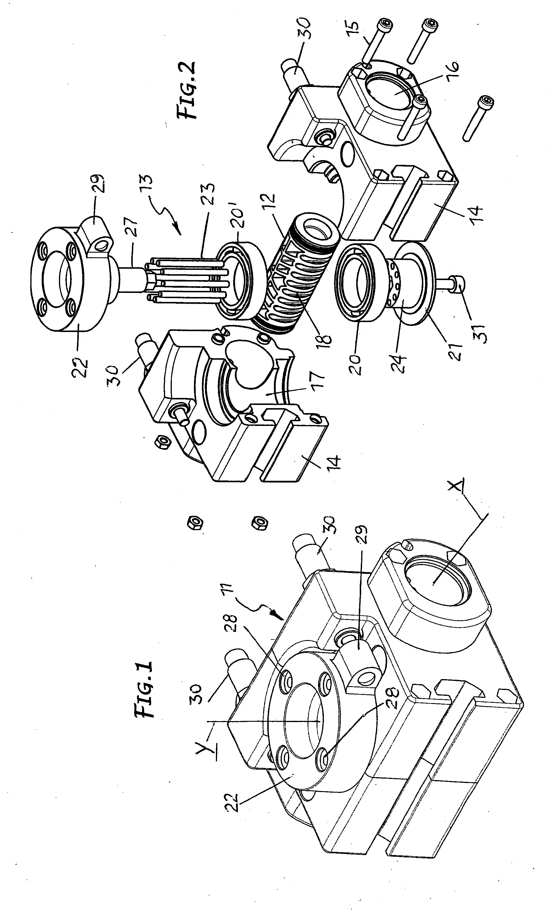 Pneumatic rotary actuator