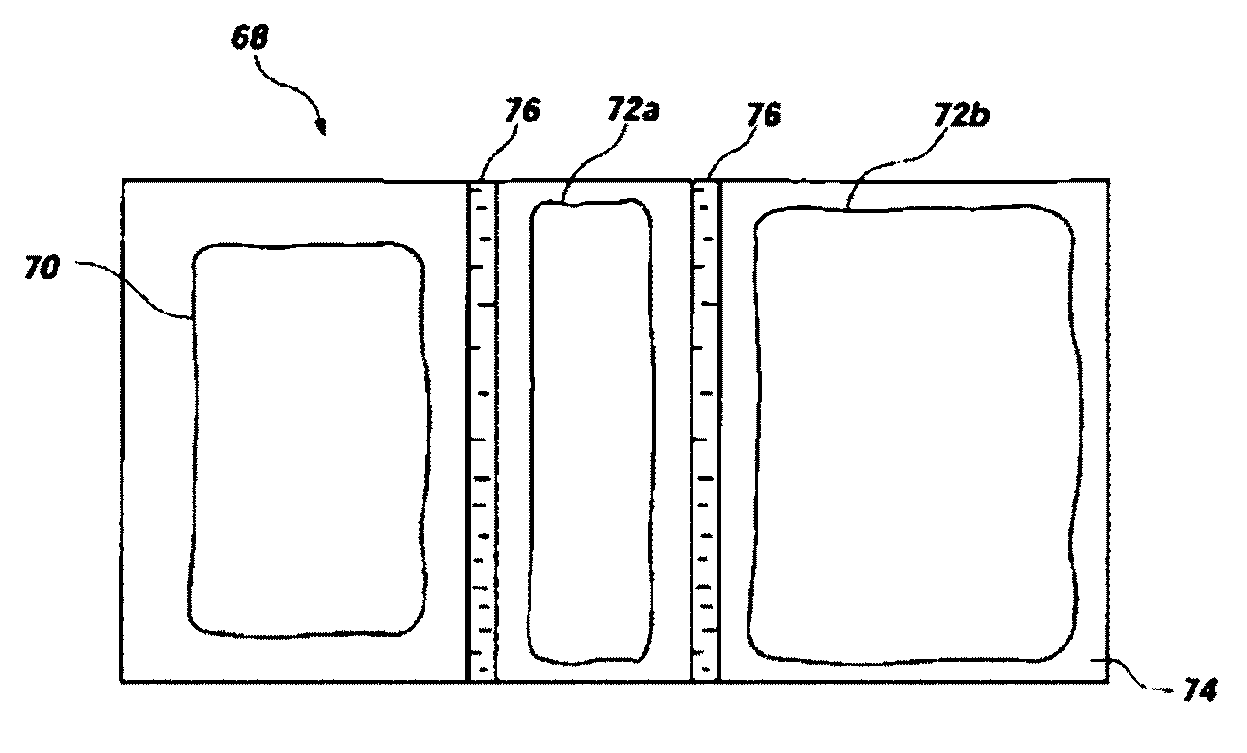 Vacuum-packing compartmentalized diaper kit