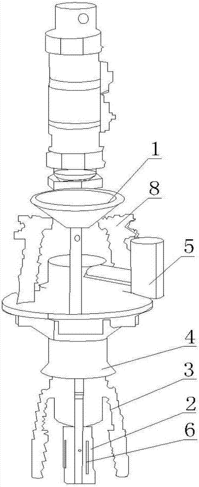 Full-automatic tying and ring-sleeving device and operation method for same