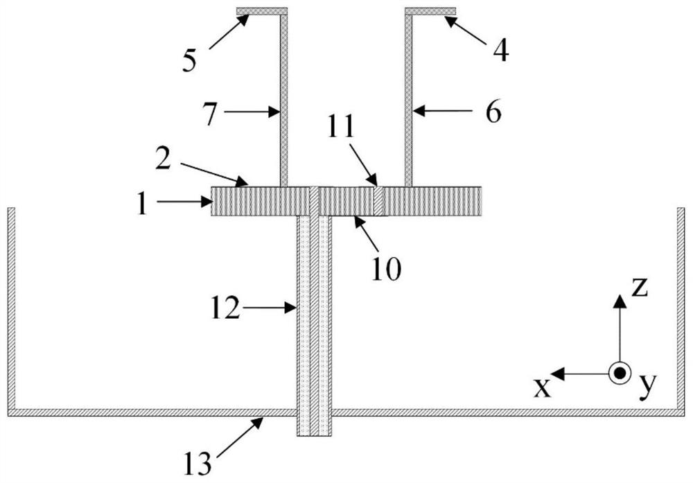 A Dual Frequency Line-Circular Polarization Directional Antenna