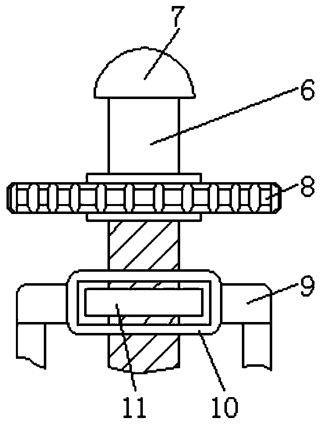 Foundation tamping machine convenient to regulate traveling route