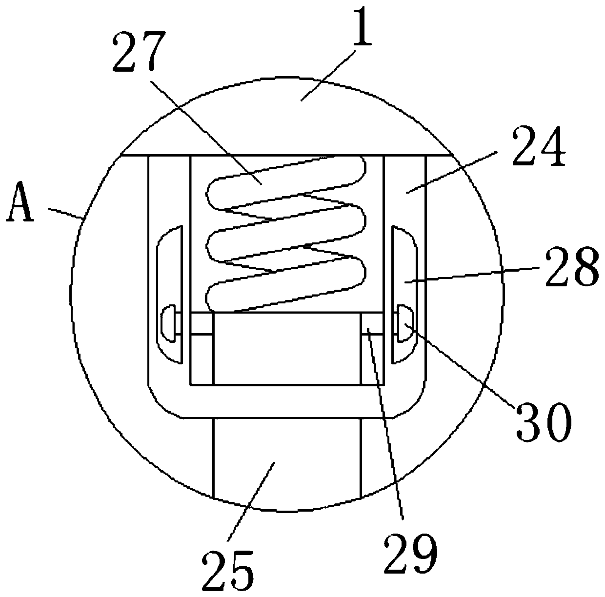 Foundation tamping machine convenient to regulate traveling route