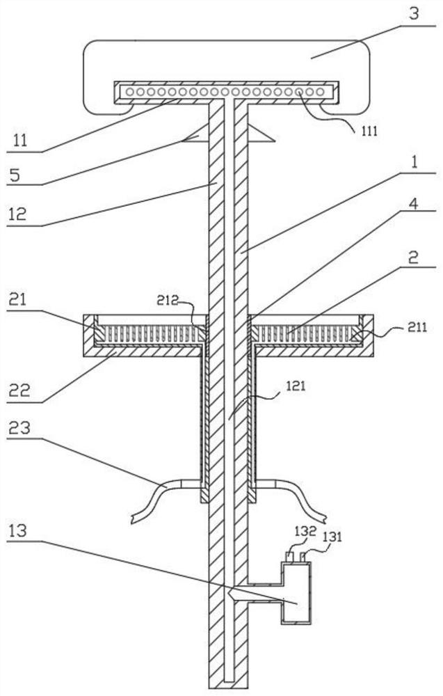 Device and method capable of achieving continuous and efficient cleaning of inner wall of furnace body