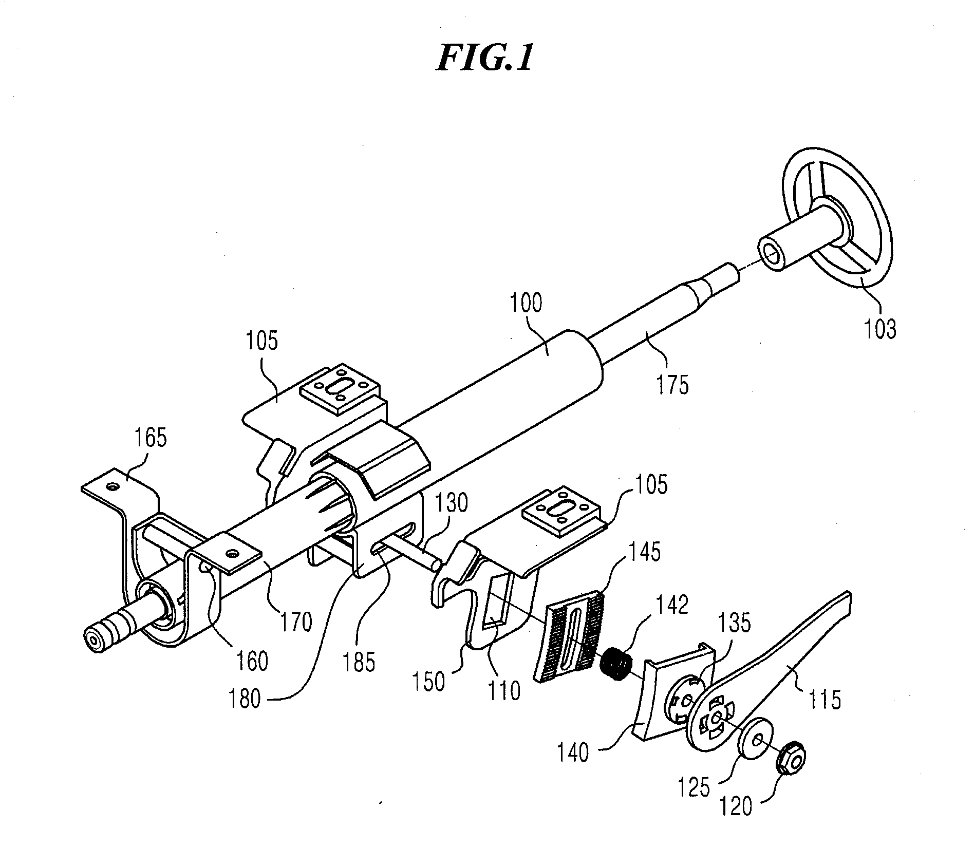 Steering column for vehicle