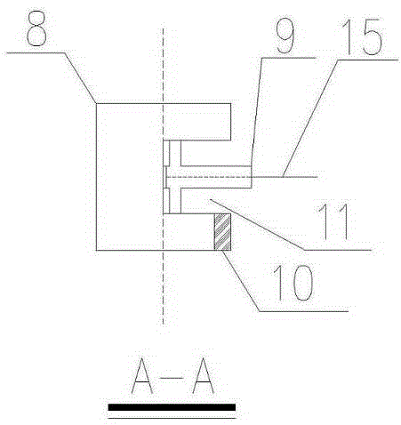 Cross metal wire elastic modulus measuring device and method