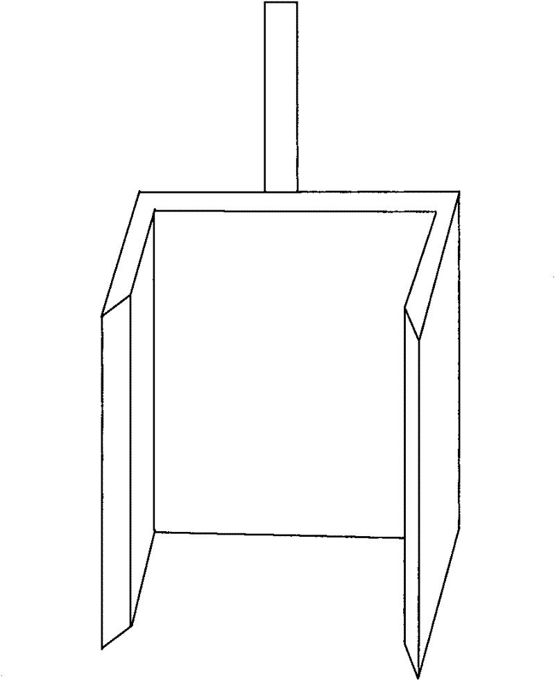 Device for simulating centrifugal field slope excavating condition