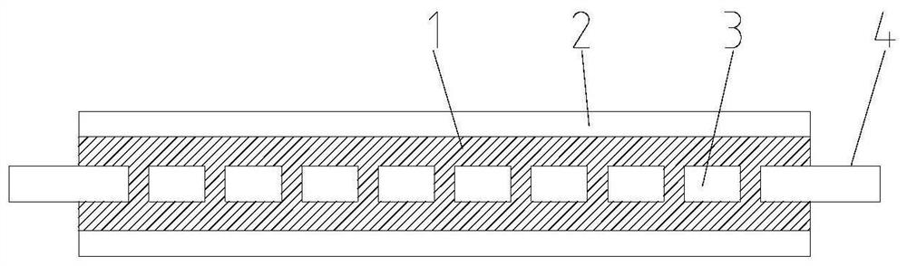 Lithium metal composite strip capable of inhibiting dendritic crystal growth and production equipment and energy storage device thereof