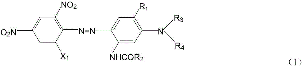 Disperse dye composition as well as preparation method and application thereof