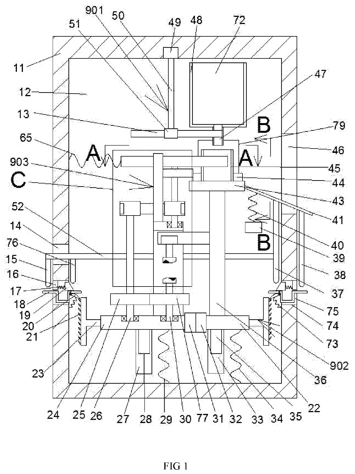 Industrial perfume quantitative filling machine in factory