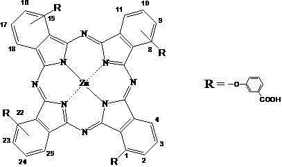 A compound of phycocyanin and phthalocyanine and its preparation method and application