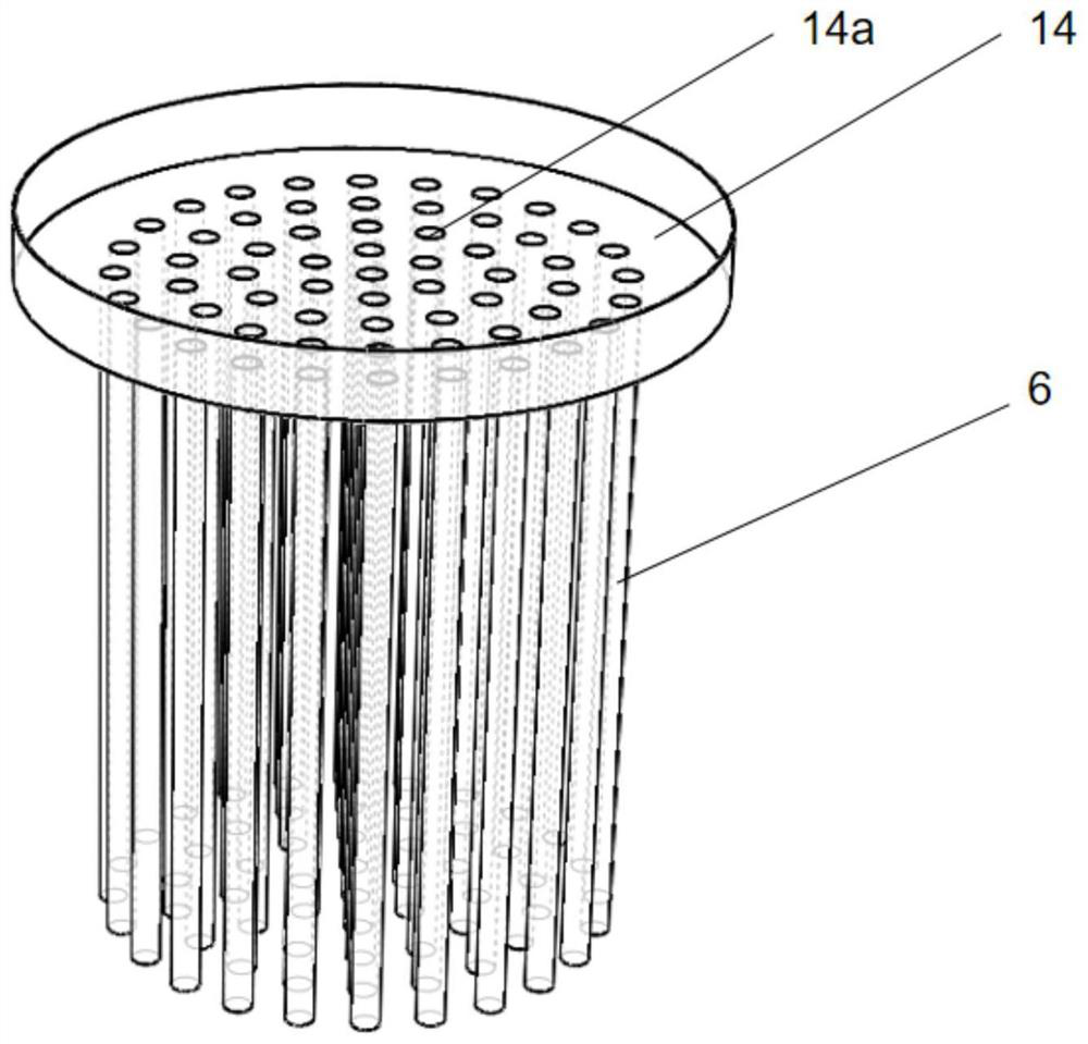 Thermochemical heat storage system and method