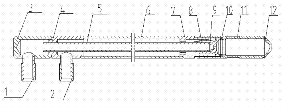 Micro-explosion atomization oil gun