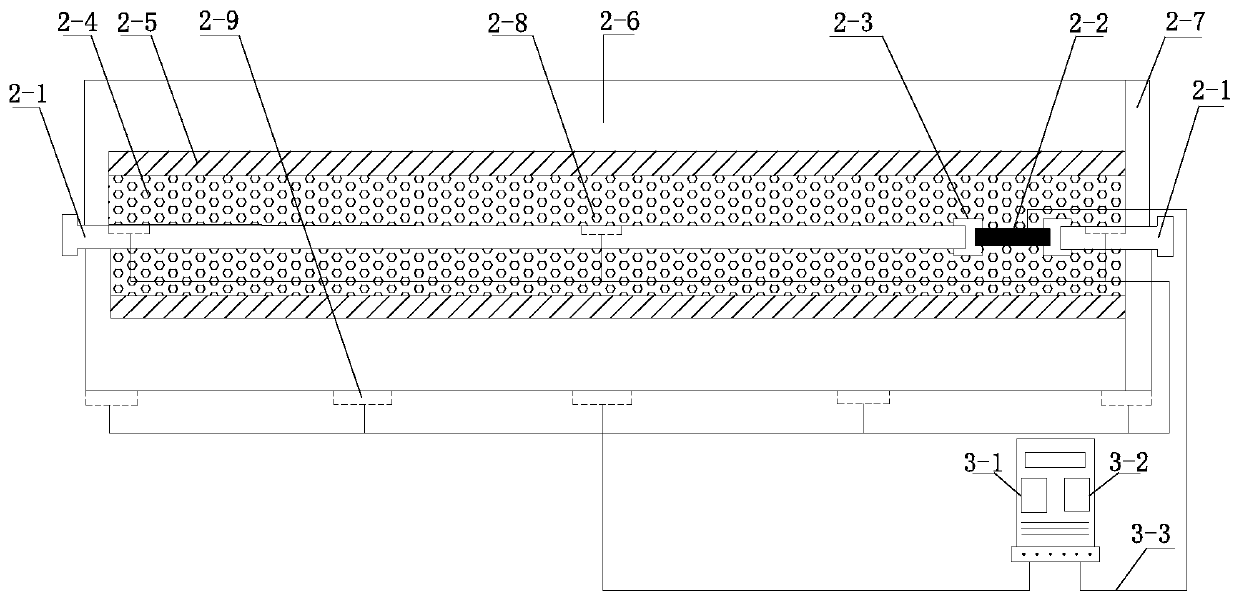 An on-site measuring device and method for linear expansion coefficient of concrete dam