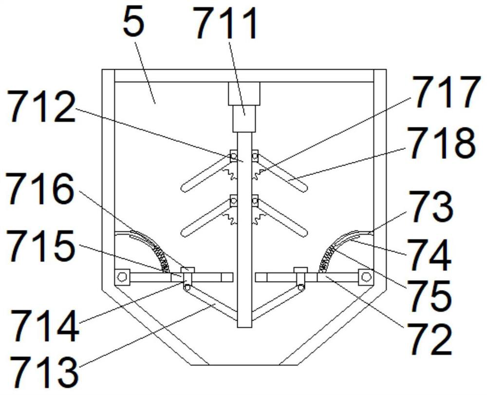 Intermittent comburent rotary kiln for garbage incineration treatment